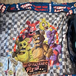Five Nights at Freddy's Freddy Pizza Twin/Full Bedding with FITTED sheet include